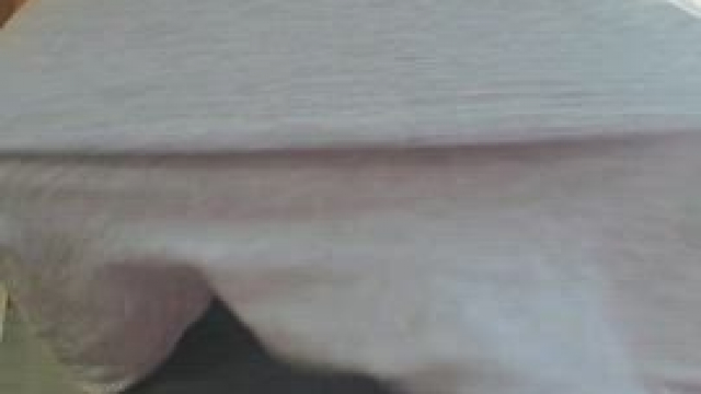 This shirt is baggy and stained, hopefully taking my big tits out of it make it 