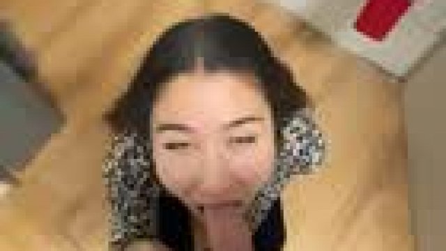 Public blowjob in the store