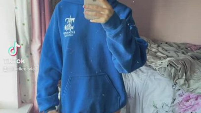 i hope you like what’s under my oversized hoodie... (18)