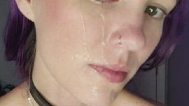 I look so pretty covered in cum