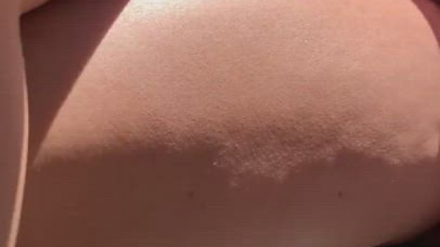 My wife showing off at lunch